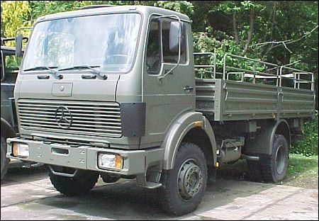 Mercedes 1017A 4x2 Drop Side Cargo Truck