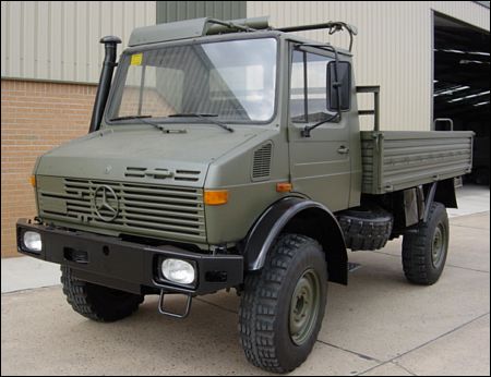 Mercedes Unimog U1300L 4x4 Drop Side Cargo Truck - ex military vehicles for sale, mod surplus