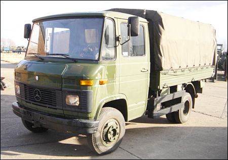 Mercedes Benz 508D Light cargo truck - ex military vehicles for sale, mod surplus