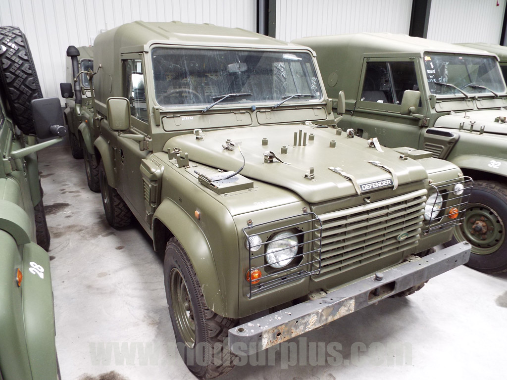 Land Rover Defender 90 Wolf RHD Hard Top (Remus) - ex military vehicles for sale, mod surplus