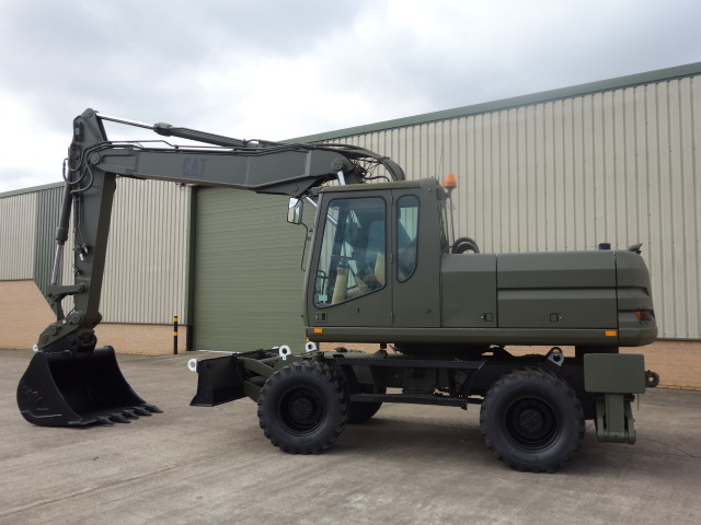 Caterpillar 318M Wheeled Excavator  - ex military vehicles for sale, mod surplus