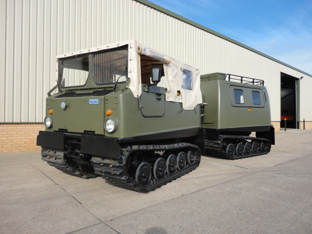 Hagglunds Bv206 Soft Top (Front) & Hard Top (Rear) - ex military vehicles for sale, mod surplus