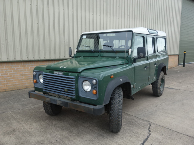 Land rover 110 LHD station wagon TD5 - ex military vehicles for sale, mod surplus
