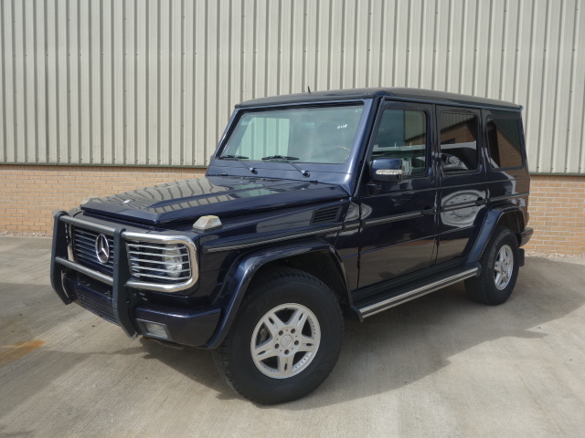 Armoured (BULLET PROOF - B6) Mercedes G wagon 500 - ex military vehicles for sale, mod surplus