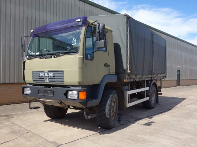 MAN 10.185 4x4 cargo truck - ex military vehicles for sale, mod surplus