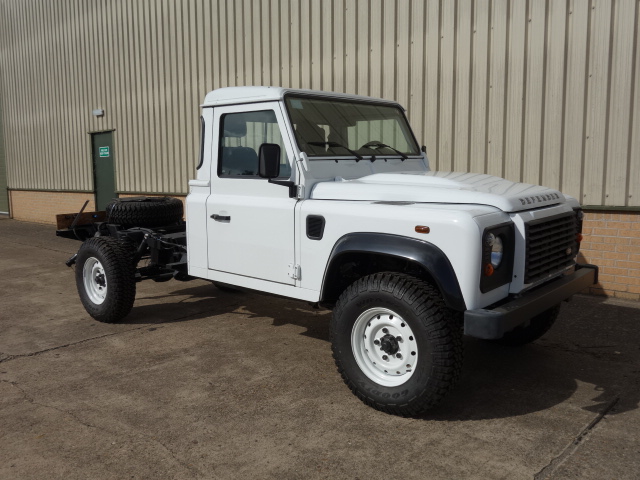 Land Rover 130 LHD chassis cab - ex military vehicles for sale, mod surplus