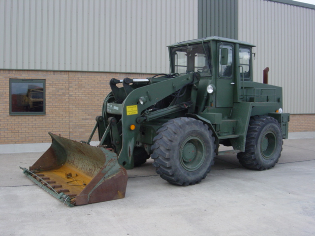 Ahlmann AS12B front end loader - ex military vehicles for sale, mod surplus