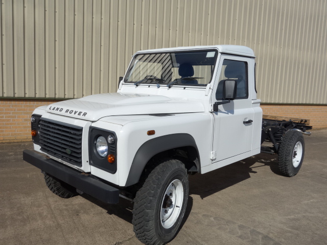 Land Rover 130 RHD chassis cab  - ex military vehicles for sale, mod surplus