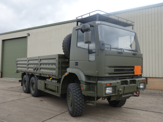 Iveco 260E37 Eurotrakker 6x6 Drop Side Cargo - ex military vehicles for sale, mod surplus