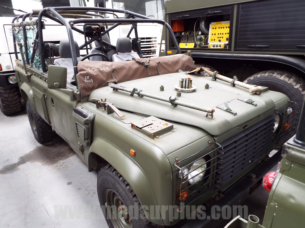 Land Rover Defender Wolf 110 Scout vehicle - ex military vehicles for sale, mod surplus