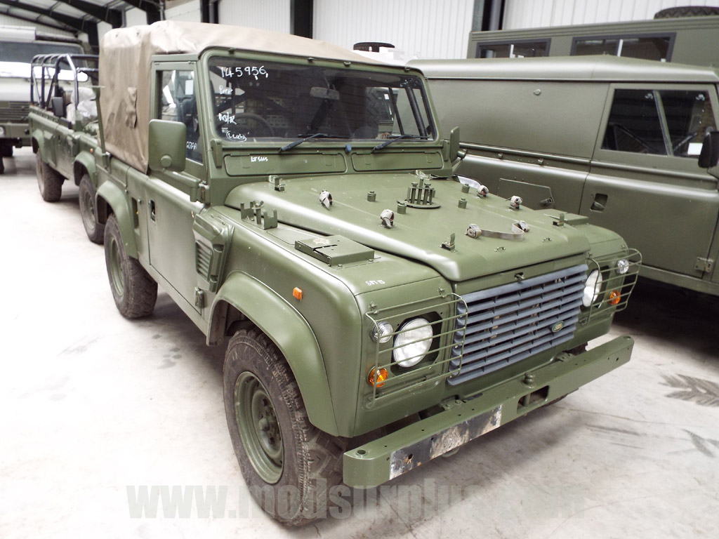 Land Rover Defender 90 Wolf RHD Air Portable Soft Top (Remus) - ex military vehicles for sale, mod surplus