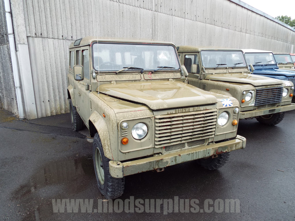 Land Rover Defender 110 RHD Station Wagon - ex military vehicles for sale, mod surplus
