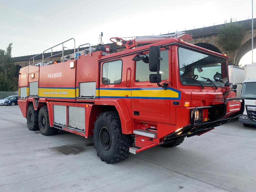 Charmichael MFV 2 6x6 Airport Fire Appliance - ex military vehicles for sale, mod surplus