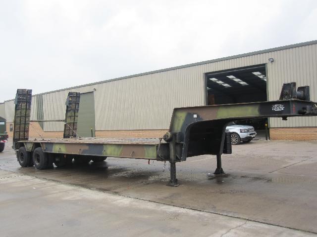 Nicolas 45,000 kg tank transporter trailer - ex military vehicles for sale, mod surplus
