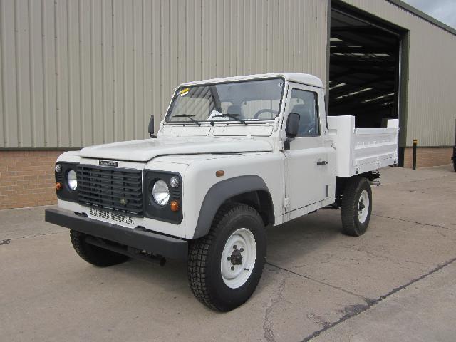 Unused Rover Defender 110 LHD pickups - ex military vehicles for sale, mod surplus