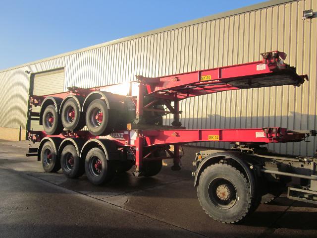 SDC skeleton container trailer - ex military vehicles for sale, mod surplus