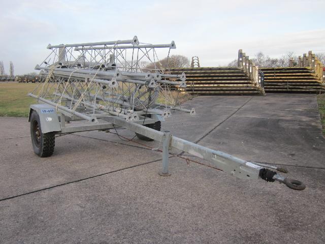 Aerial mast trailers - ex military vehicles for sale, mod surplus