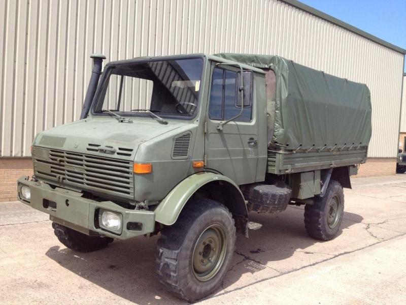 military vehicles for sale - Mercedes unimog U1300L troop carrier or shoot vehicle 
