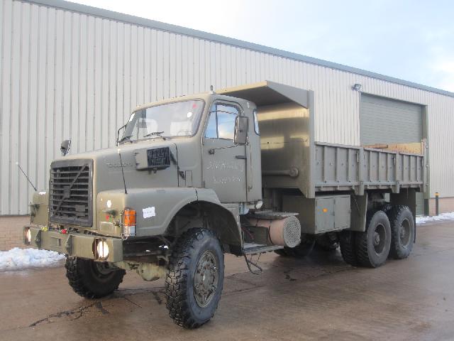 Volvo N10 6x6 tipper truck - ex military vehicles for sale, mod surplus