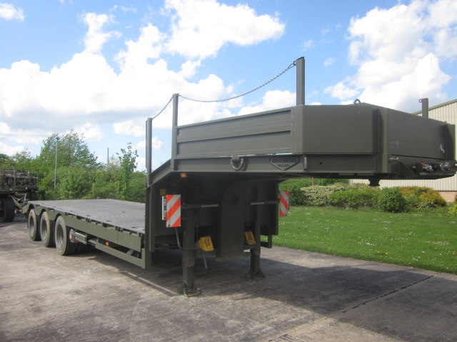 Broshuis step frame loader trailer - ex military vehicles for sale, mod surplus