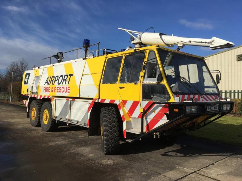 Simon Gloster Protector 6x6 Airport Fire Appliance - ex military vehicles for sale, mod surplus