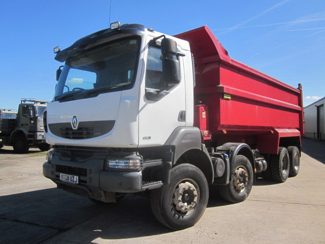 Renault Kerax tipper trucks - ex military vehicles for sale, mod surplus