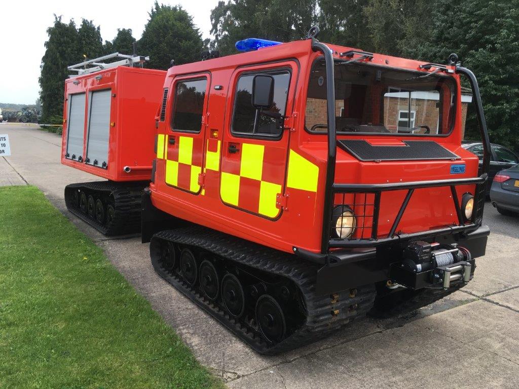 Hagglund BV206 ATV Fire Appliance (Fire Chief) - ex military vehicles for sale, mod surplus