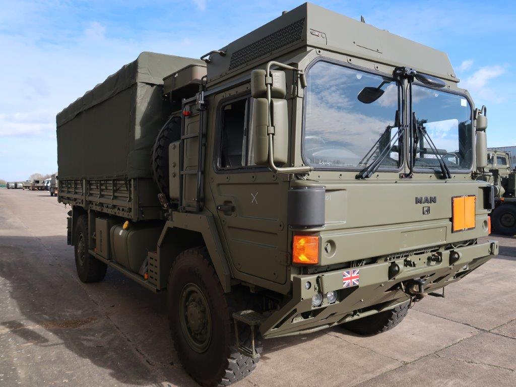 MAN HX60 18.330 4x4 Cargo Winch Truck - ex military vehicles for sale, mod surplus