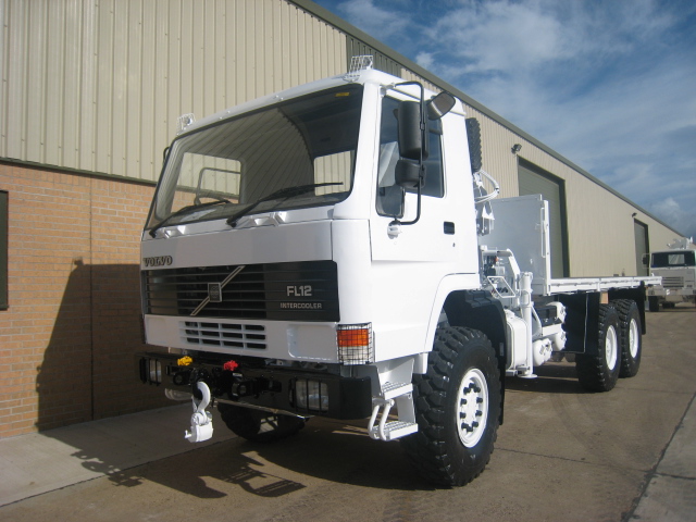 military vehicles for sale - Volvo FL12 6x6 Crane Truck