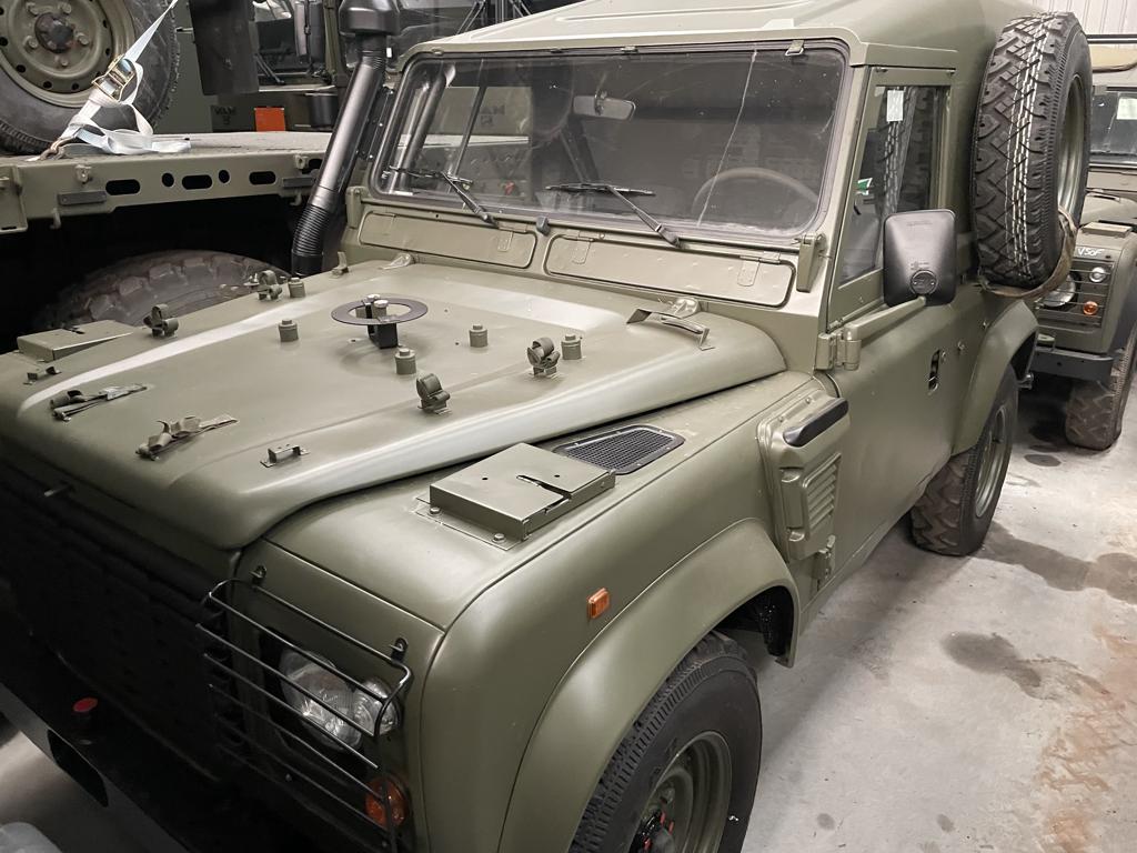 Land Rover Defender 90 Wolf LHD Hard Top (Remus) - ex military vehicles for sale, mod surplus