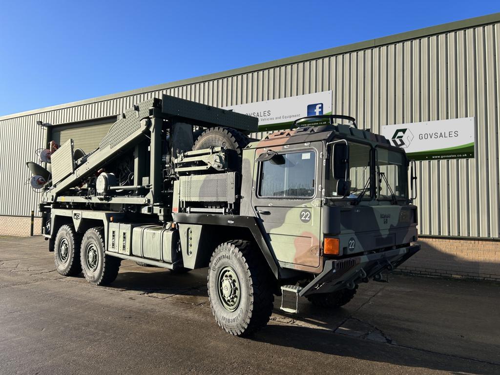 MAN KAT A1 25.422 6x6 with Aerial Mast - ex military vehicles for sale, mod surplus