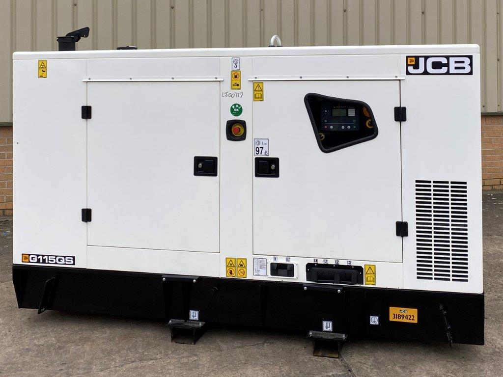 New Unused JCB G115QS Generator - ex military vehicles for sale, mod surplus