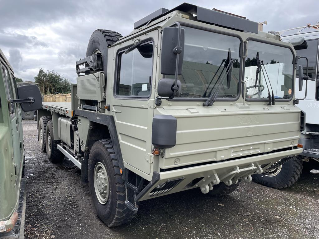 MAN KAT A1 6x6 LHD Flat Bed Cargo Truck - ex military vehicles for sale, mod surplus