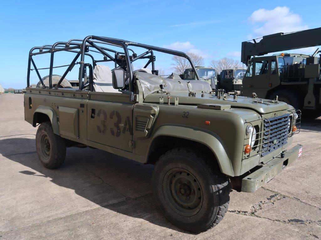 Land Rover Defender Wolf 110 Scout vehicle - ex military vehicles for sale, mod surplus