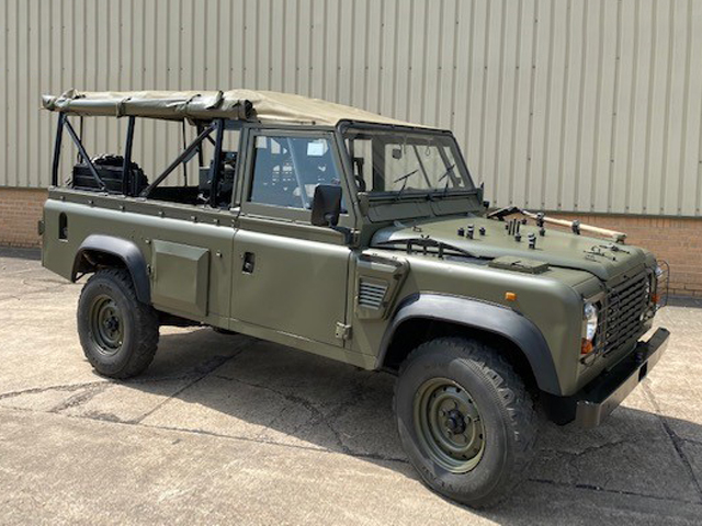 Land Rover Defender 110 Wolf  RHD Soft Top (Remus) - ex military vehicles for sale, mod surplus