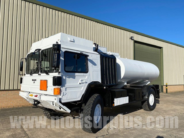MAN HX60 18.330 4x4 Tanker Truck - ex military vehicles for sale, mod surplus