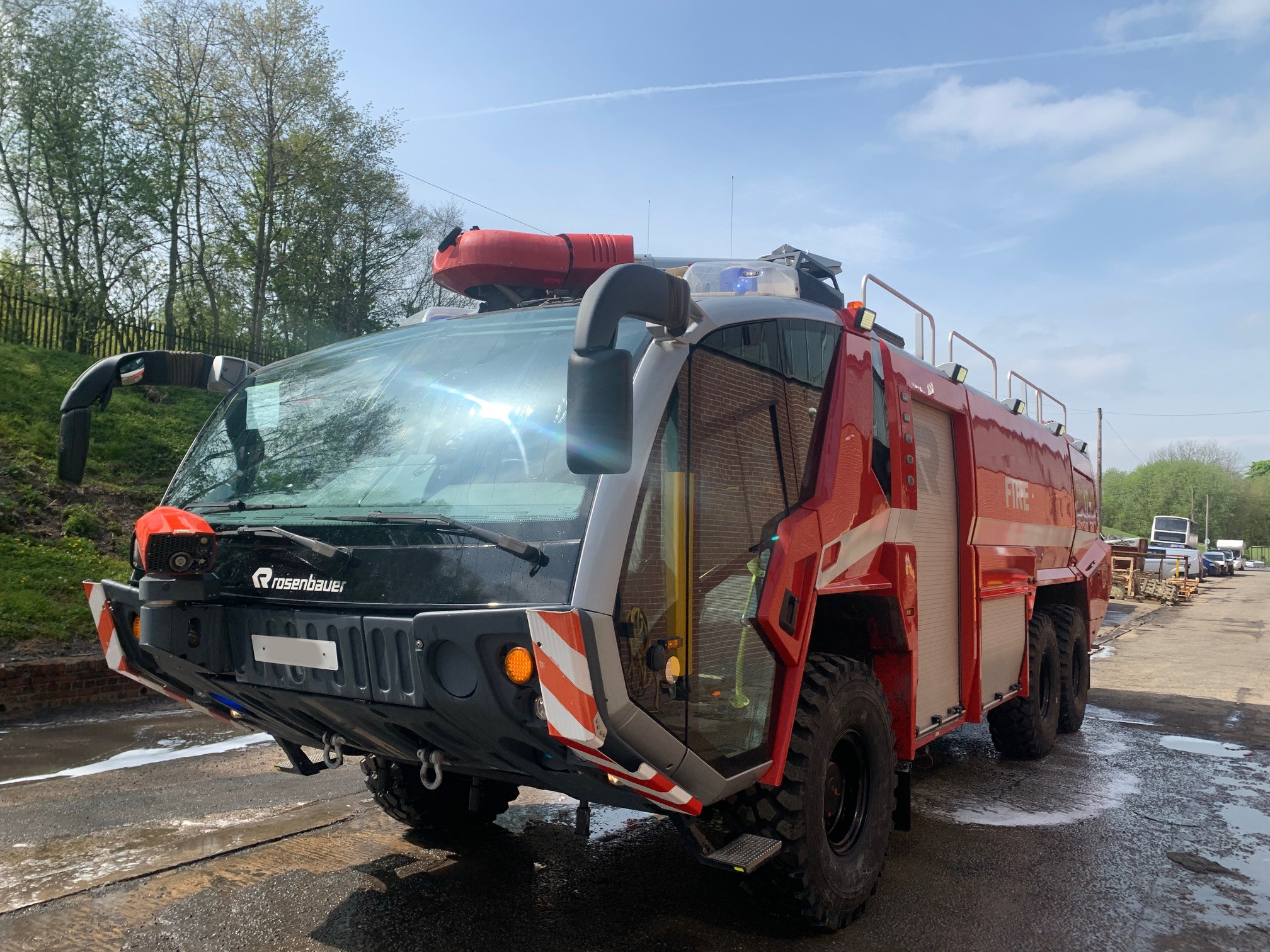 Rosenbauer Panther ARFF 6x6 Fire Appliance - ex military vehicles for sale, mod surplus