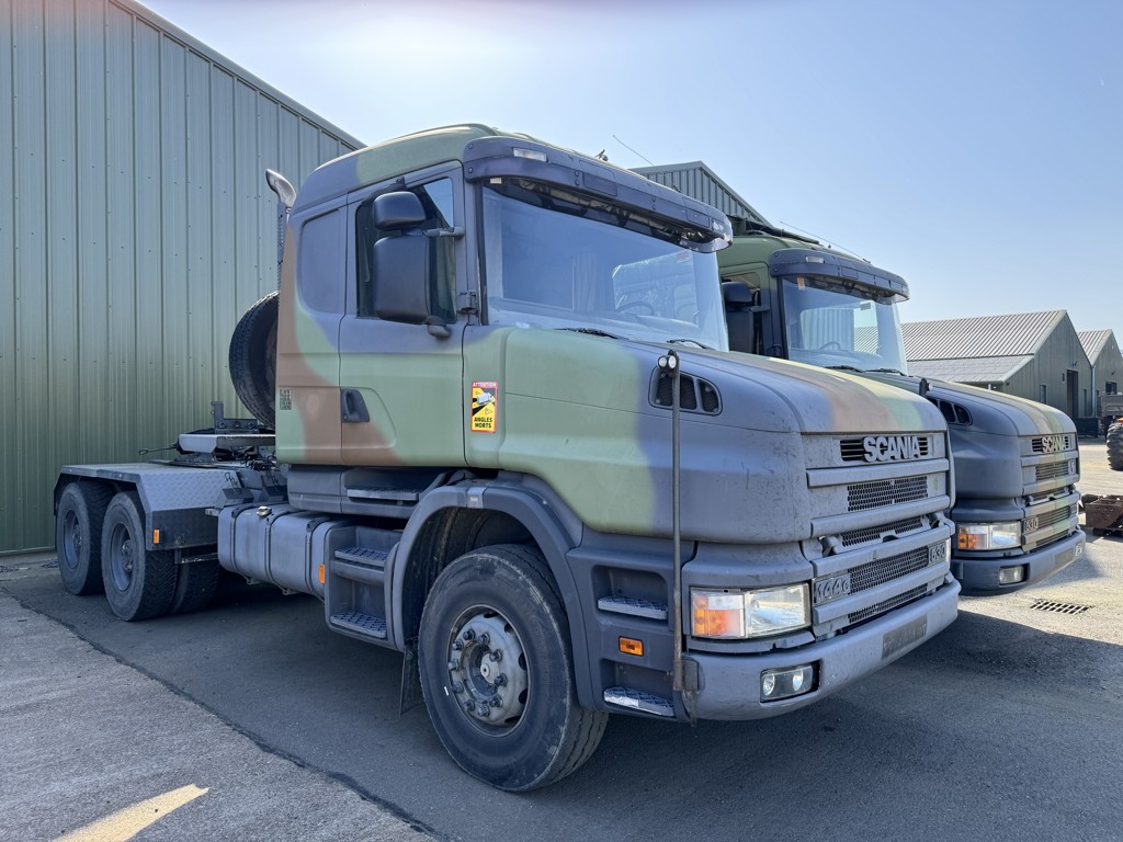 Scania 530 144c 6x4 Tractor Units - ex military vehicles for sale, mod surplus